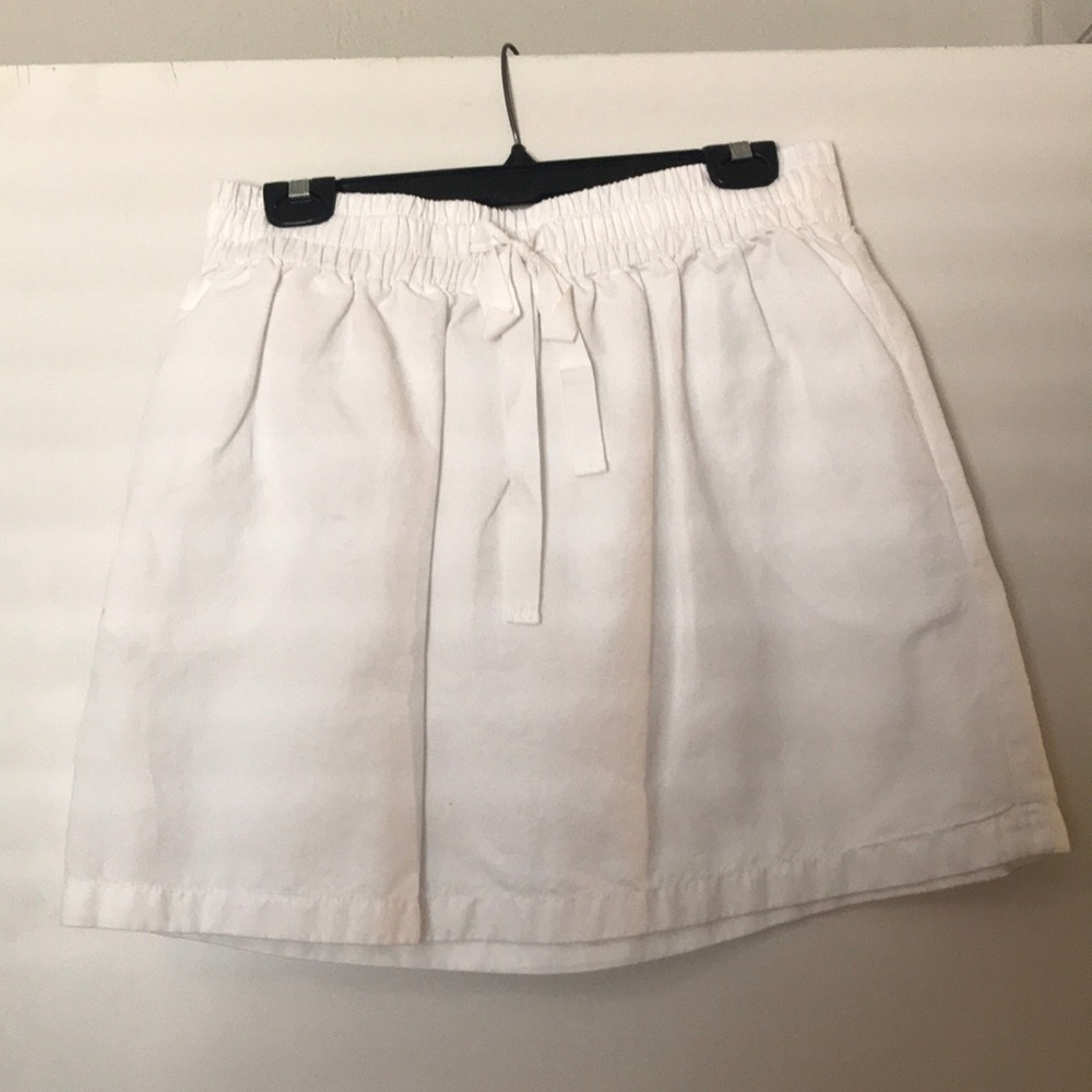 J Crew white skirt